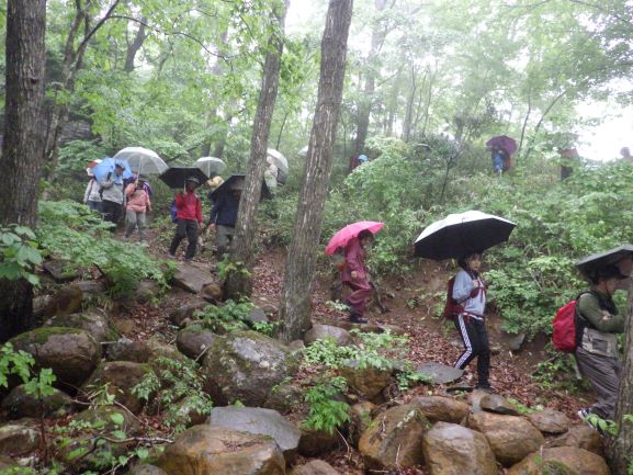 大蔵山より下山