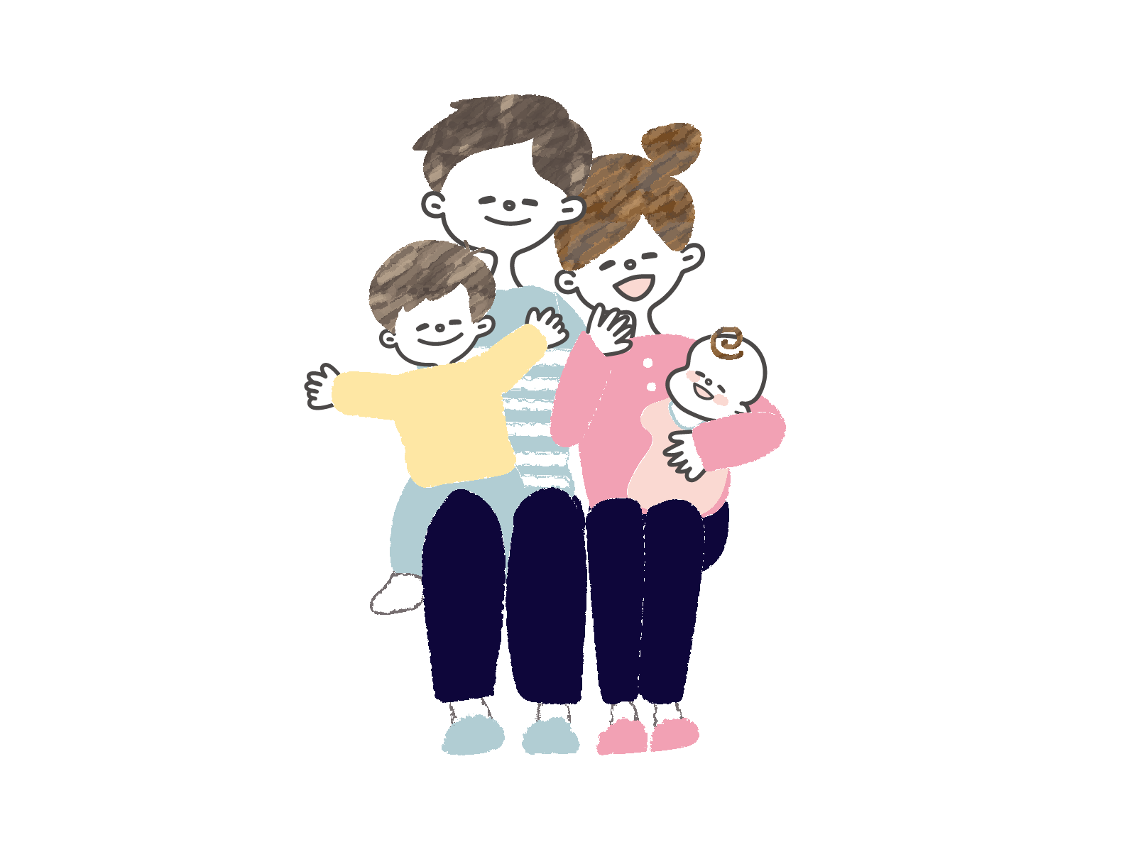 家族のイラスト
