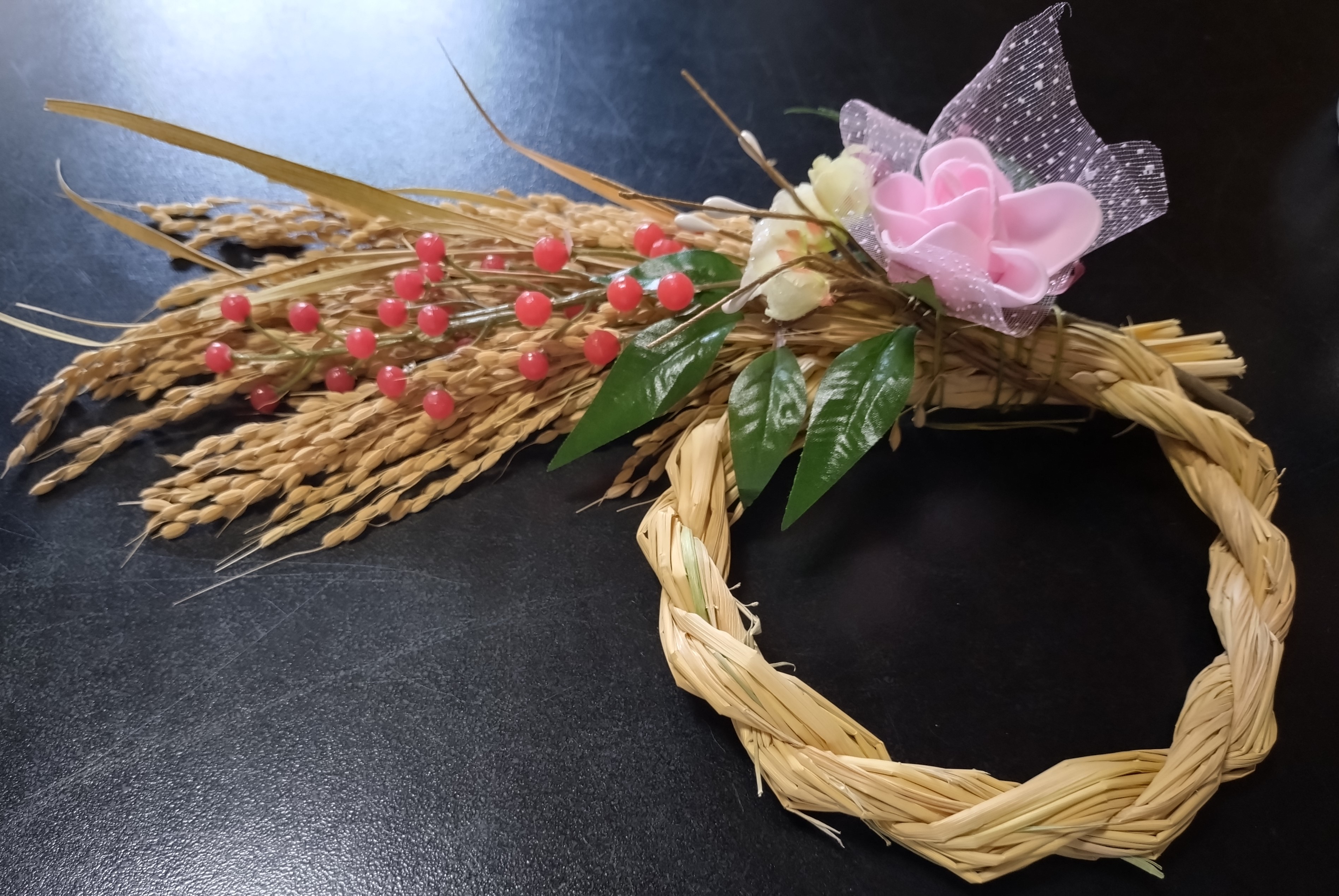 稲わらのお正月飾り