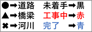 事業箇所マップ 凡例