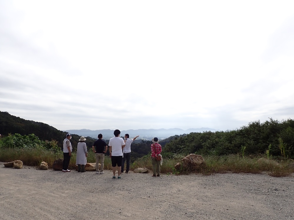 山田採取場からの風景