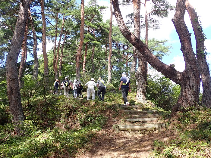 百々石公園の階段