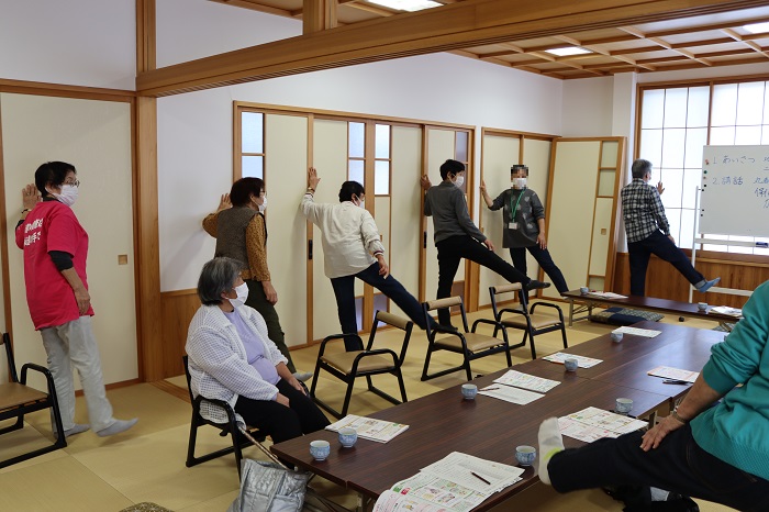 運動の実践の様子