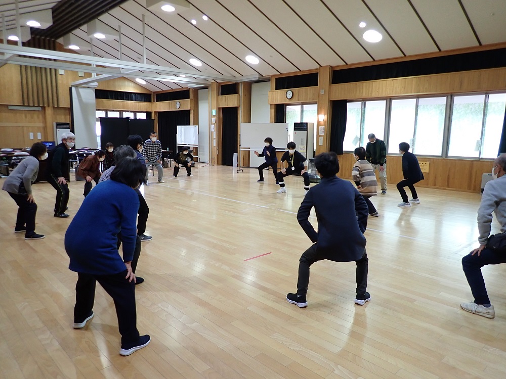 皆で運動