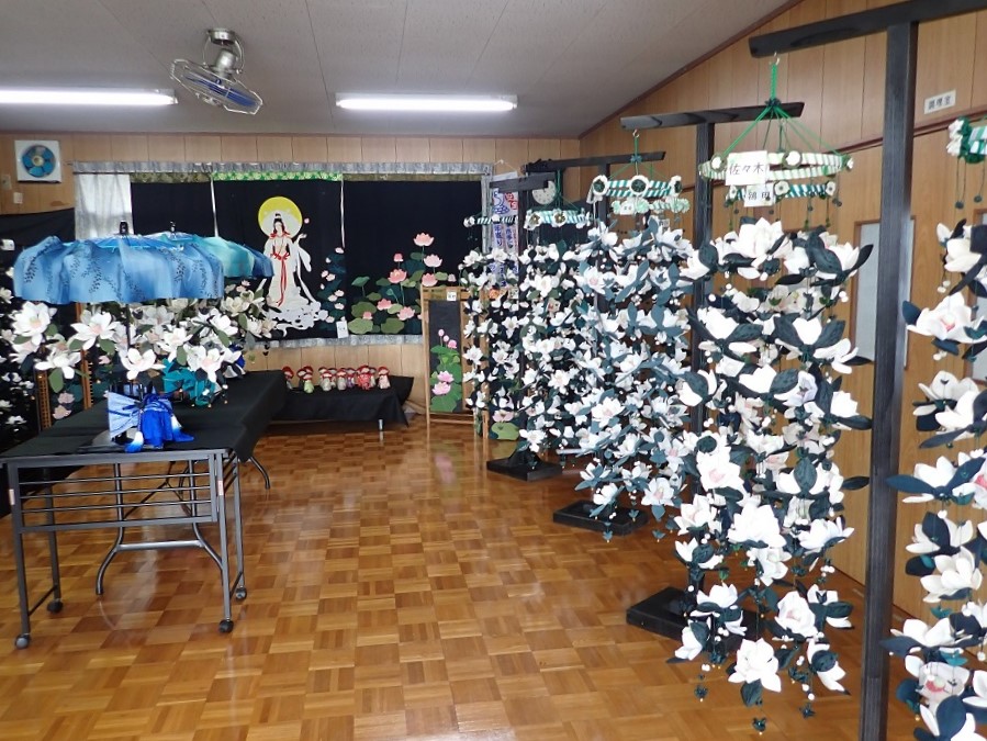 つるし飾り展示会場
