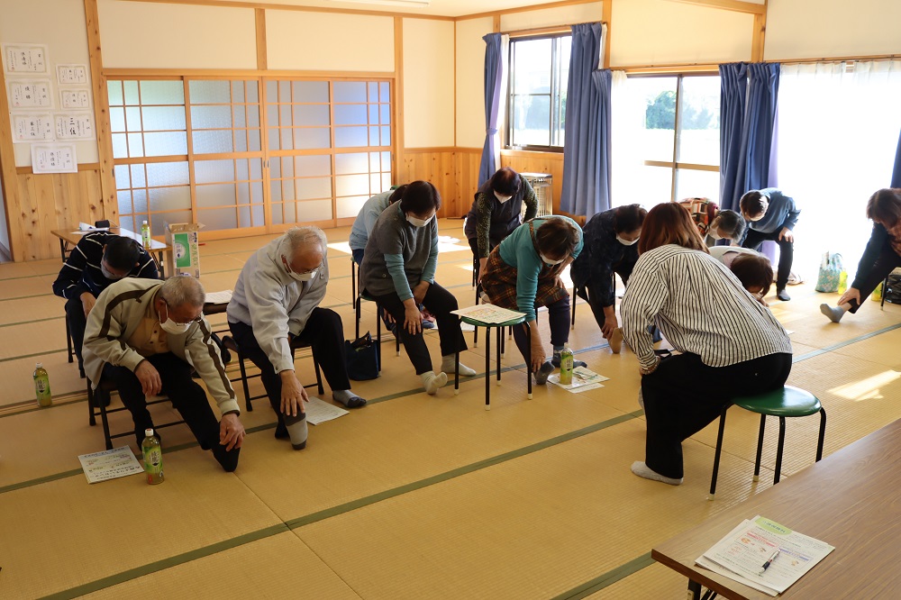 自宅で出来る運動を実践