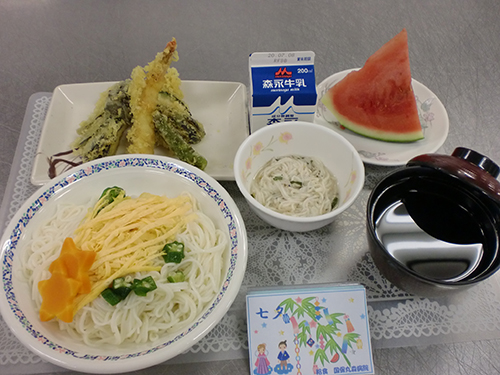 七夕のお食事