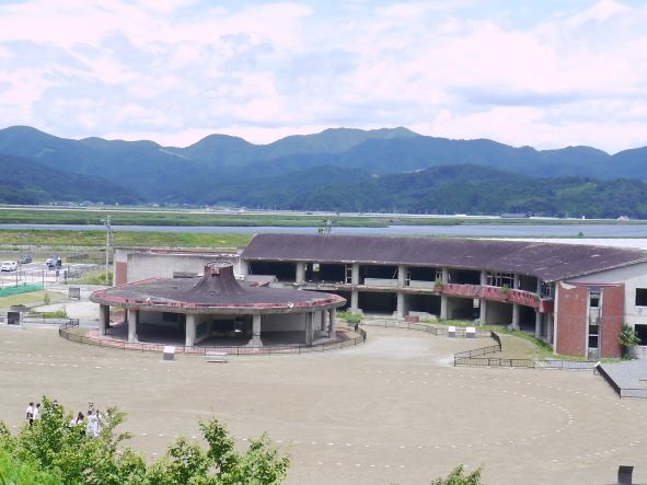 石巻市震災遺構 大川小３