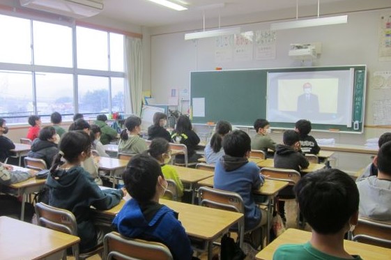 ３学期始業式 校長先生の話 ４年生