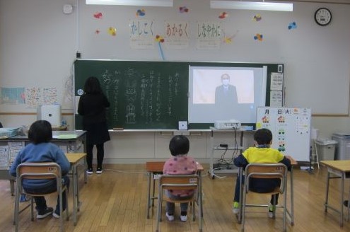 ３学期始業式 校長先生の話 特別支援