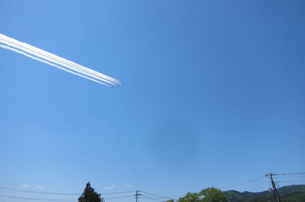  10:50 校庭から撮影