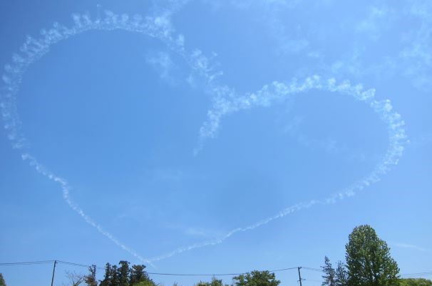 11:15 校庭から撮影