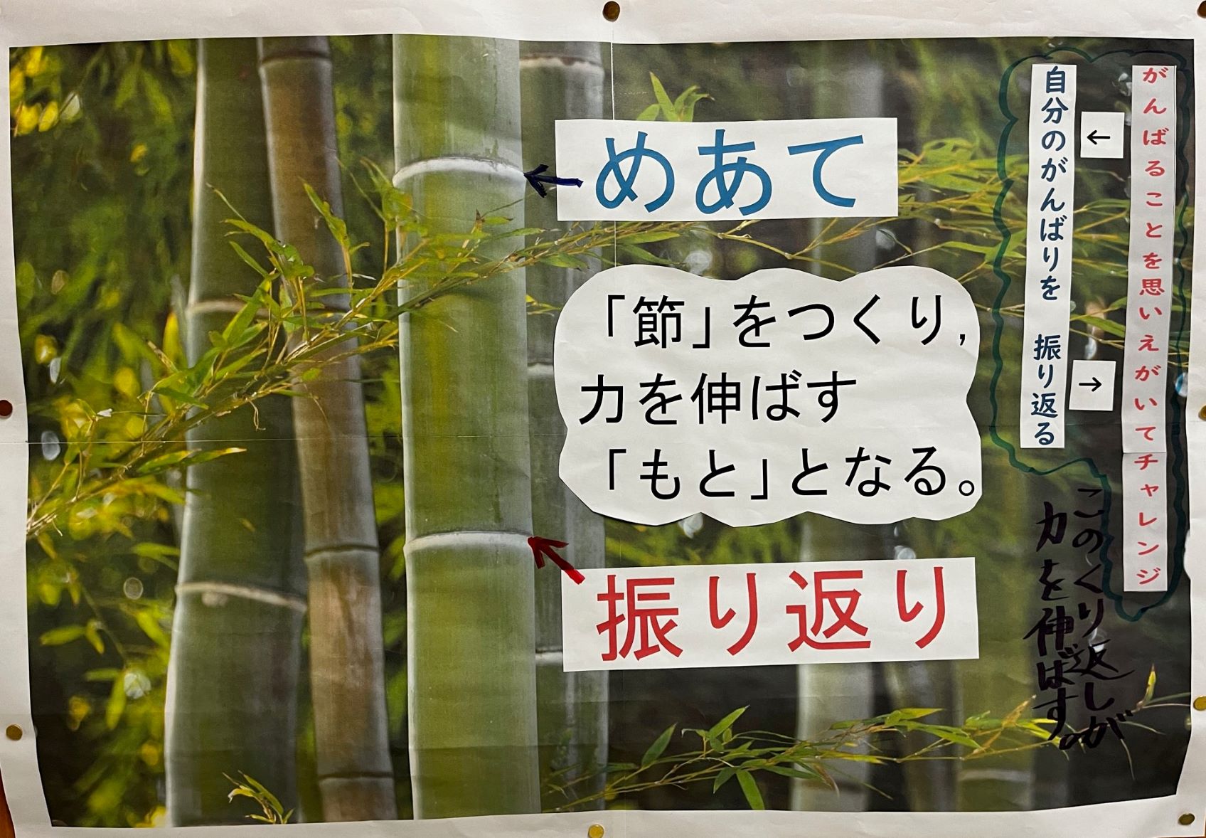 2学期のスタート ~竹のように,丈夫でしなやかな節を作り,成長していく子供たちに~