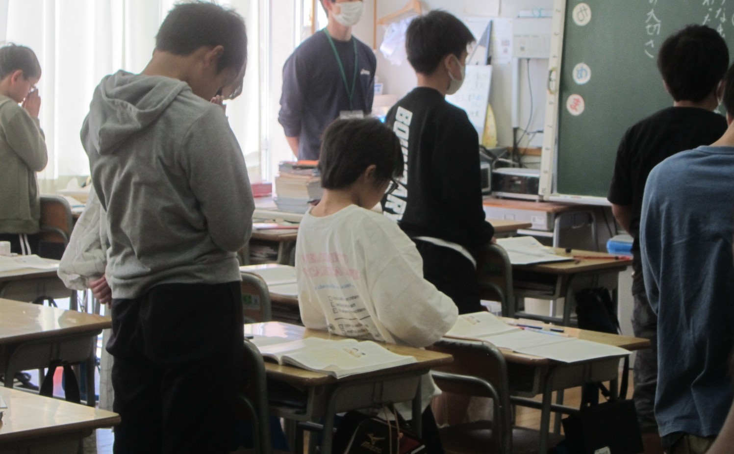 丸森町鎮魂の日（黙祷〉