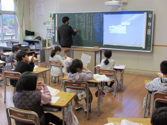 学習参観2年2組