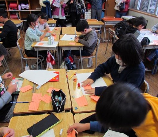 学習参観4年生