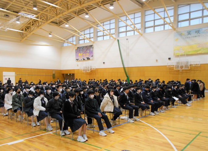 冬休み前全校集会 丸森町立丸森中学校 ｜ 丸森町