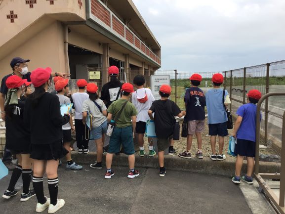 4年震災遺構「中浜小」見学
