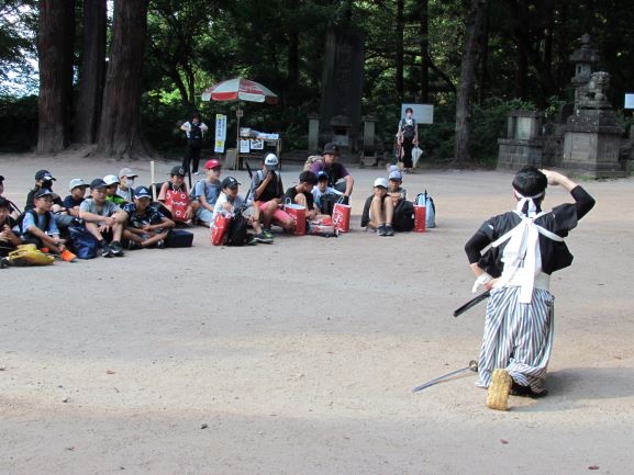 修学旅行：飯盛山見学