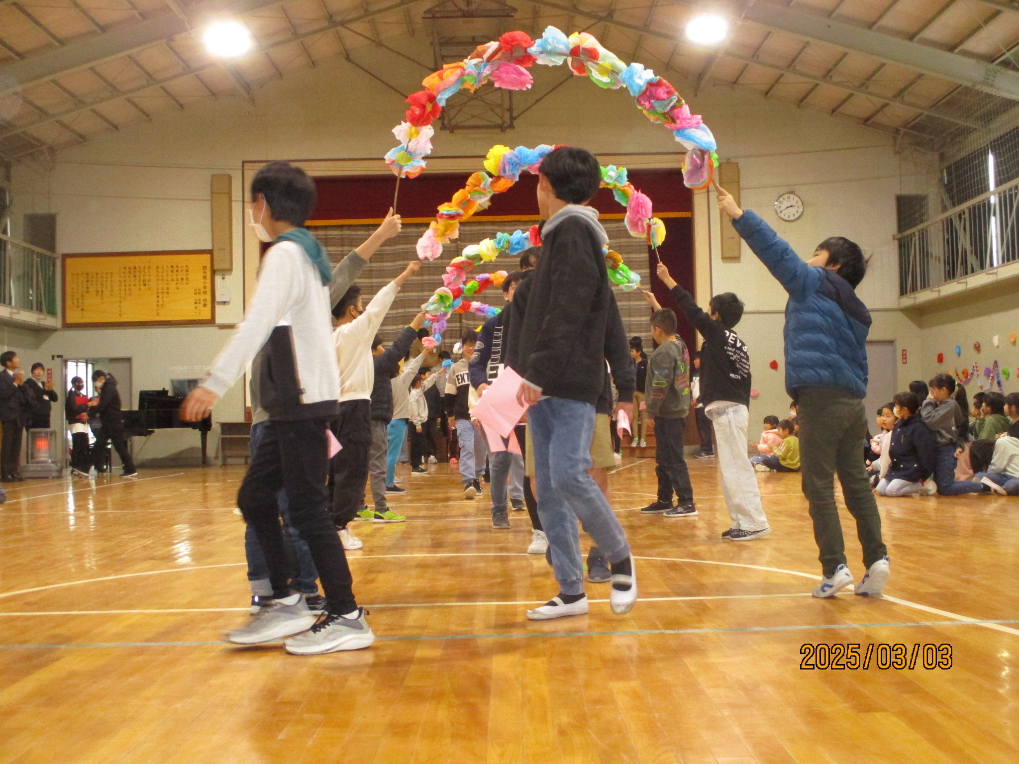 ６年生を送る会