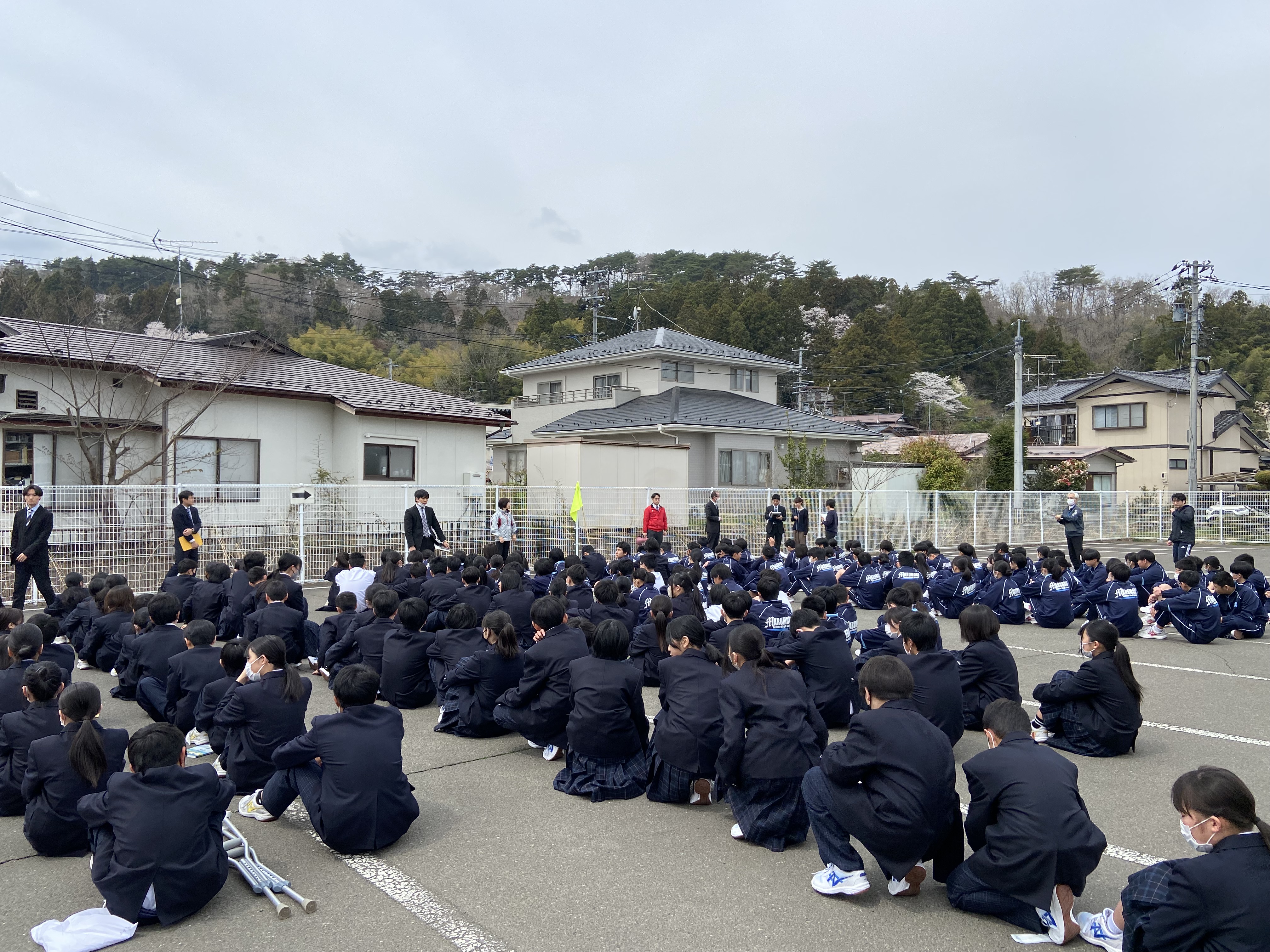 避難後の様子