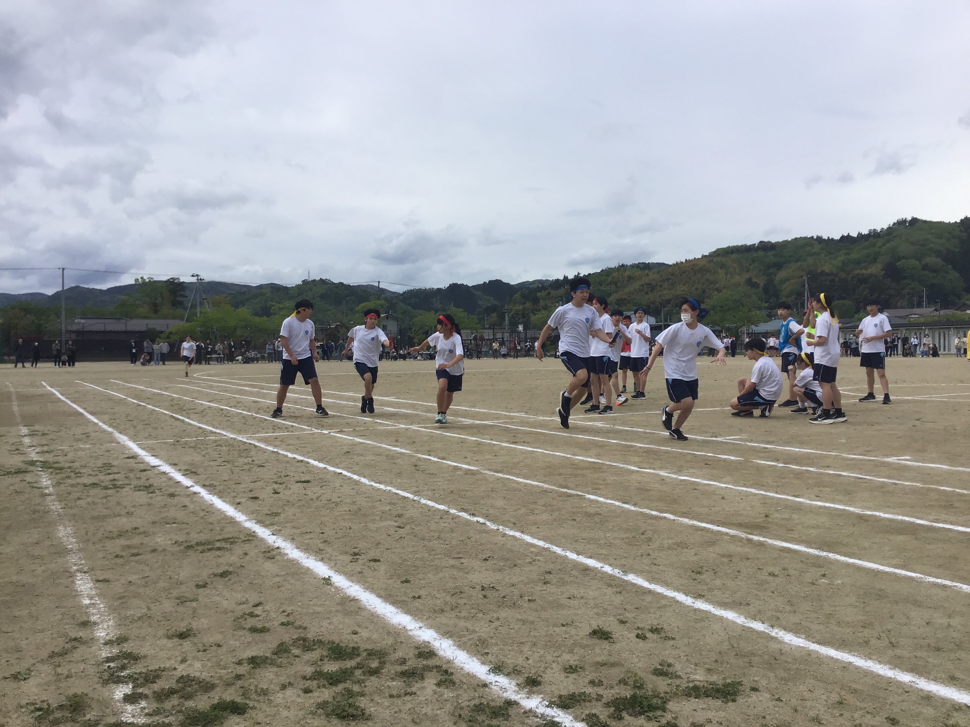 学級対抗全員リレー