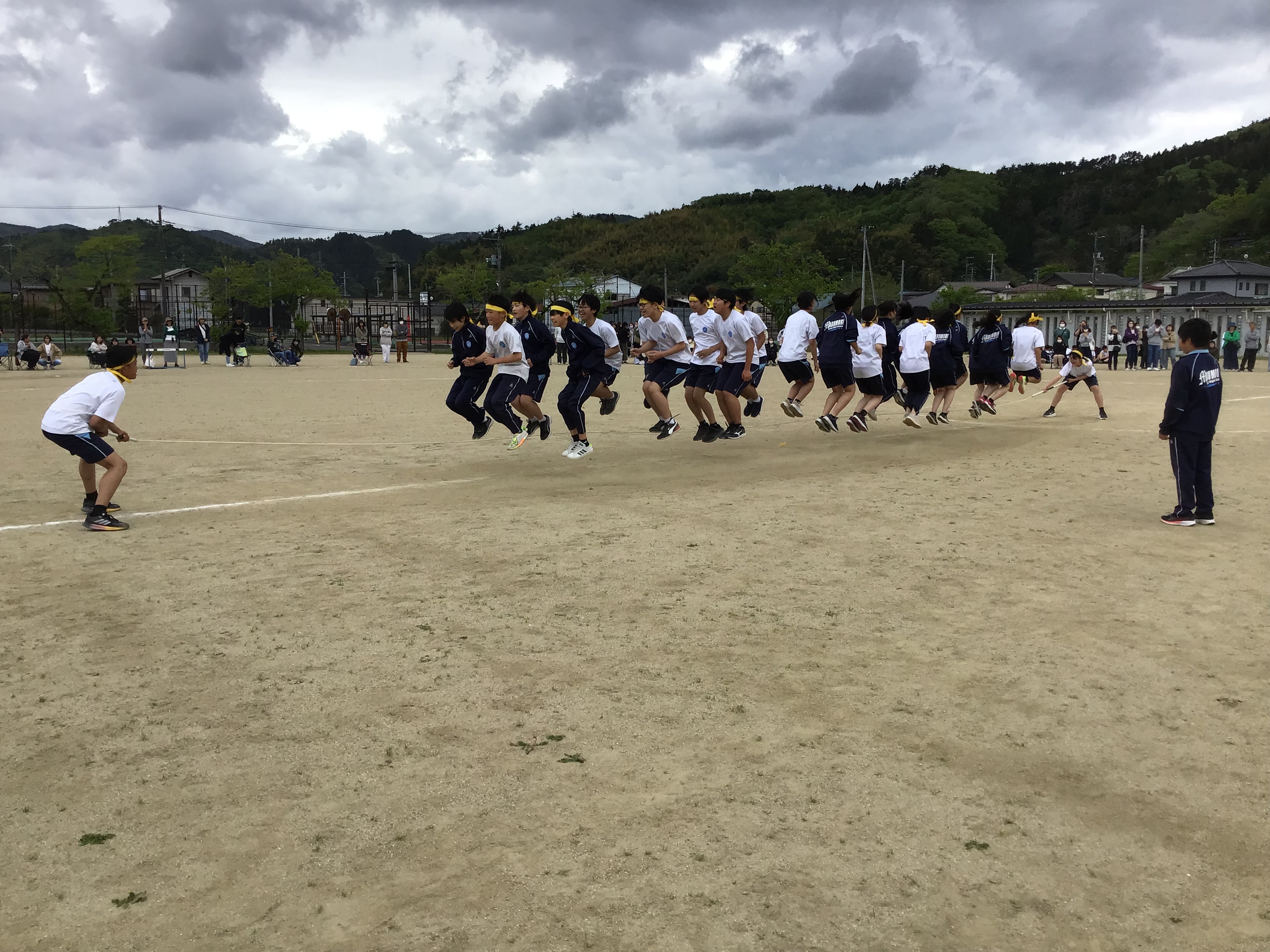 長縄跳び